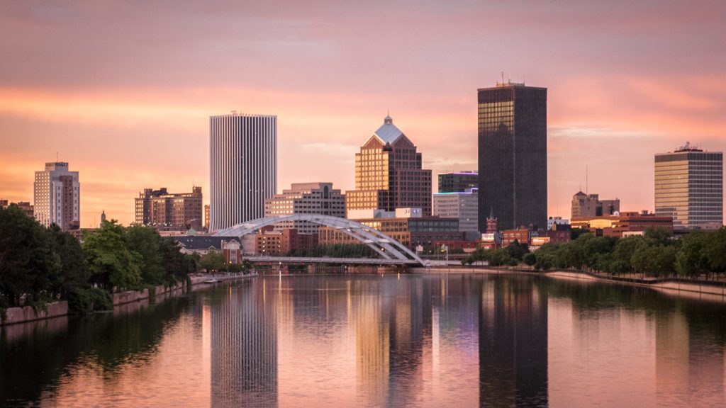 Skyline of Rochester, NY