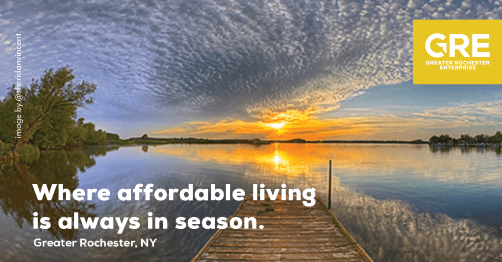 Greater Rochester, NY is where affordable living is always in season.