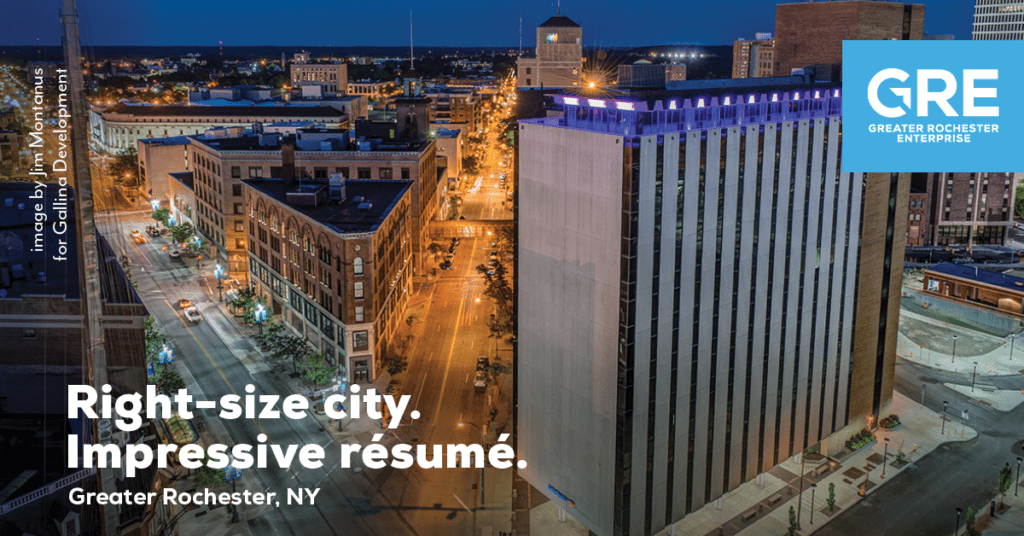 Rochester, NY is the right-sized city with an impressive resume.