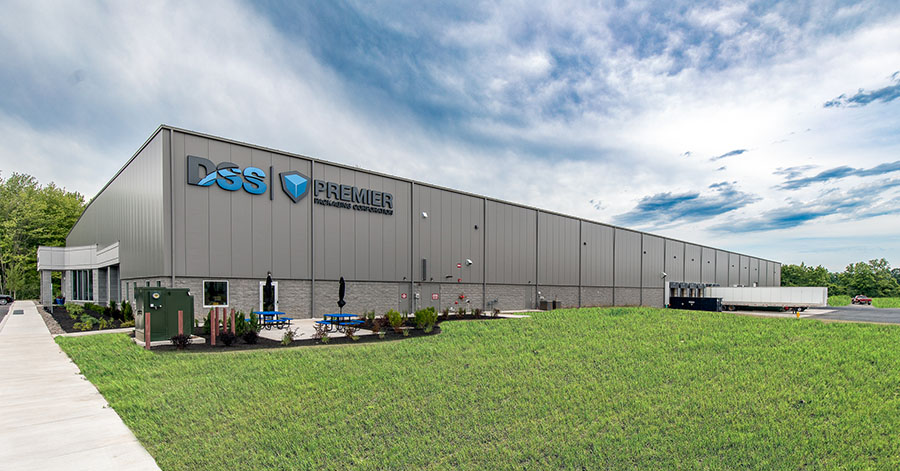 DSS Premiere Packaging's new building in Rochester, New York
