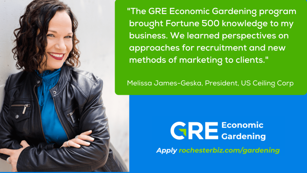 US Ceiling Testimonial for GRE Economic Gardening