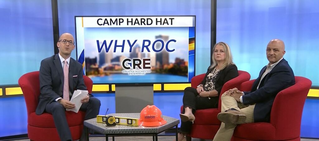 Kim Gaylord and Tony DiTucci discuss Camp Hard Hat on the latest Greater Rochester Enterprise Why Roc TV Interview.