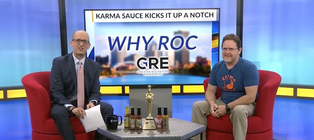 Don Maxwell of Karma Sauce joins Greater Rochester Enterprise's WROC Why Roc TV Interview.