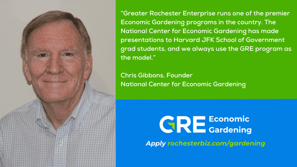 National Center for Economic Gardening Supports GRE Economic Gardening